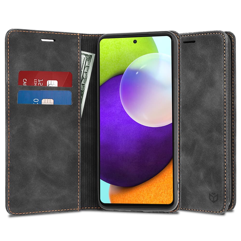 Techsuit Pohodlný kryt Samsung Galaxy A52 4G A52 5G A52s 5G Černý - náhled 1