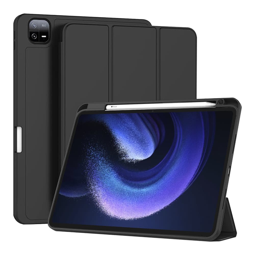 Techsuit Flex Trifold s držákem tužky Xiaomi Pad 6 Pad 6 Pro černý - náhled 1
