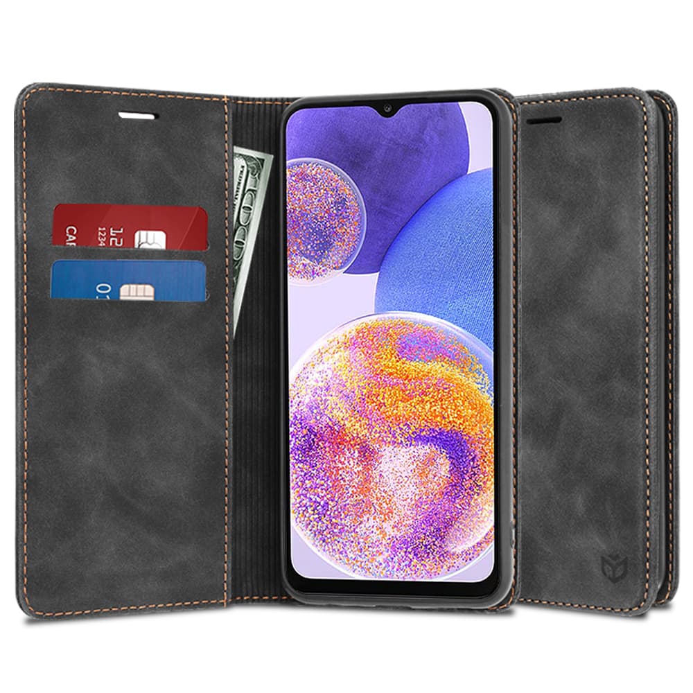 Techsuit Pohodlný Kryt Samsung Galaxy A23 4G A23 5G Černý - náhled 1