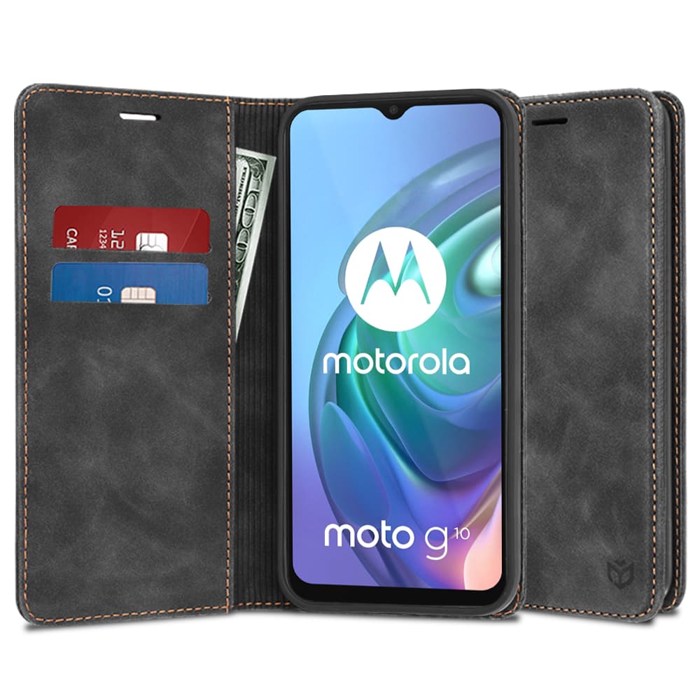 Techsuit Pohodlný Kryt Motorola Moto G10 Moto G20 Moto G30 Černý - náhled 1