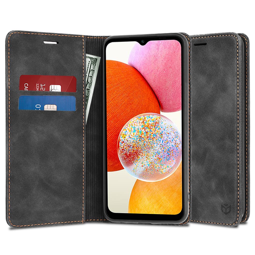 Techsuit Pohodlný Kryt Samsung Galaxy A14 4G A14 5G Černý - náhled 1
