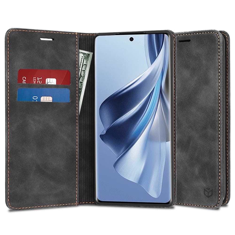 Techsuit Pohodlný kryt Oppo Reno10 Reno10 Pro Černý - náhled 1