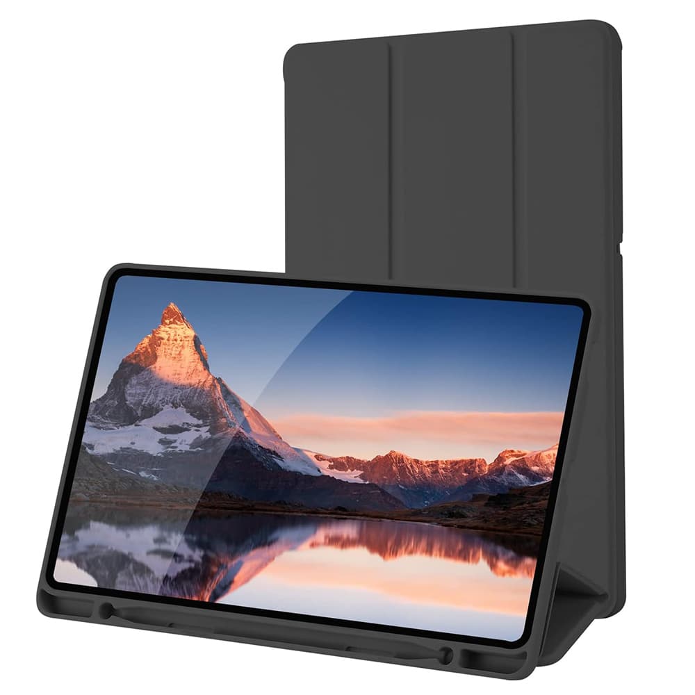 Techsuit Flex Trifold s držákem tužky Samsung Galaxy Tab S6 Lite Černá - náhled 1