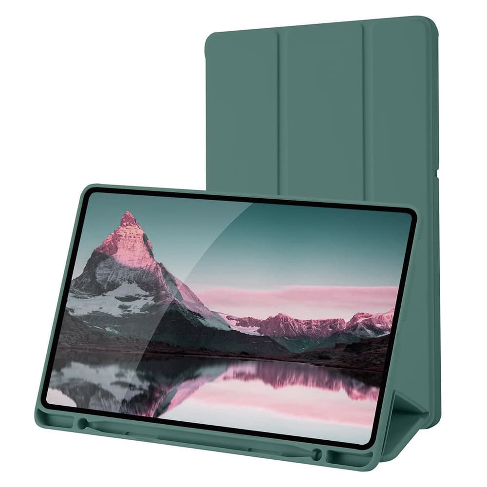 Techsuit Flex Trifold držák tužky Samsung Galaxy Tab S6 Lite Zelený - náhled 1