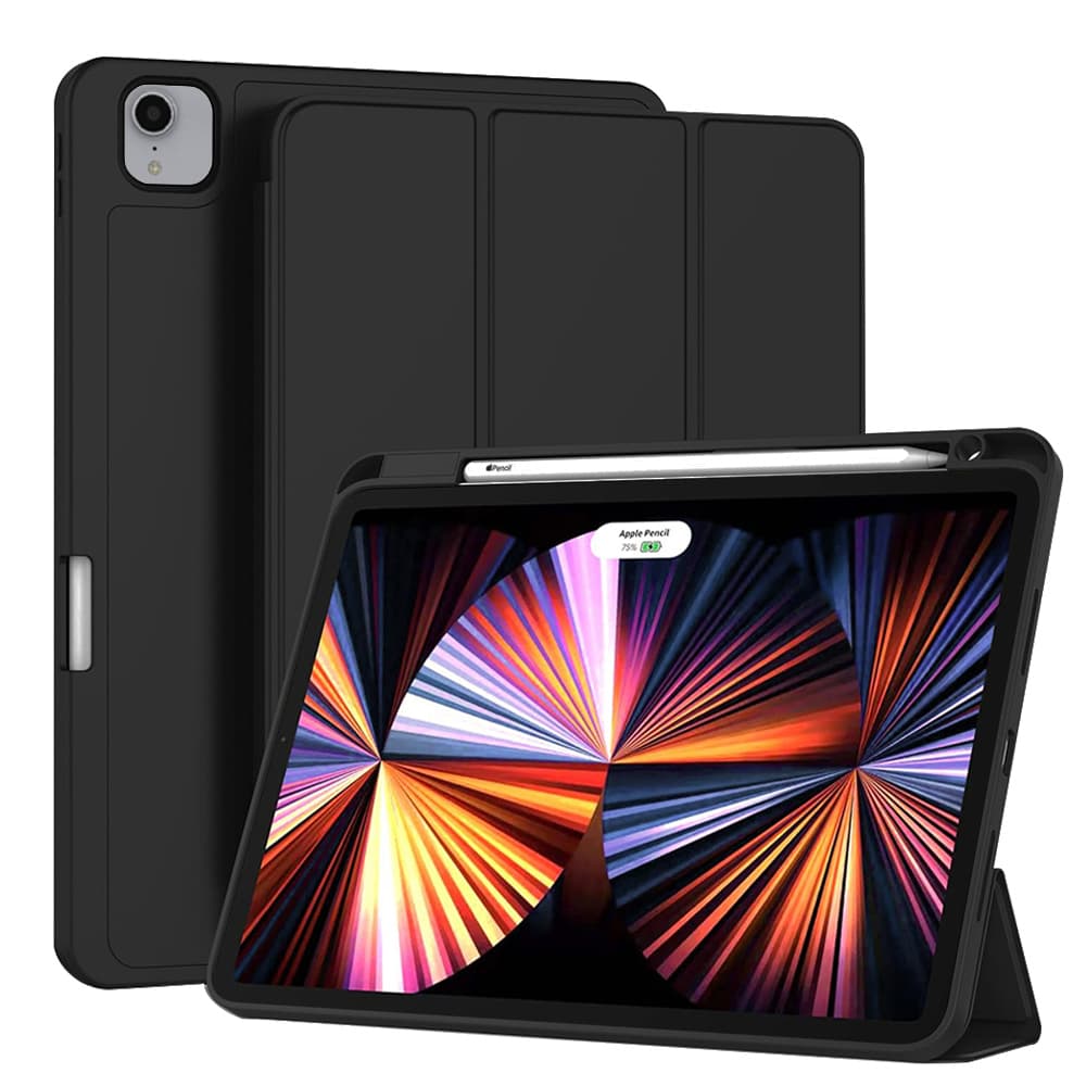 Techsuit Flex Trifold s držákem na tužku iPad Pro 11 Černá - náhled 1