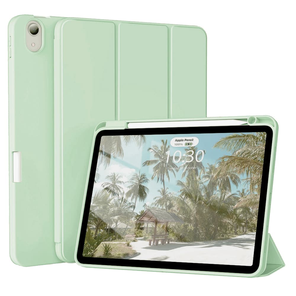 Techsuit Flex Trifold s držákem tužky iPad Air 4 Air 5 Matcha zelená - náhled 1