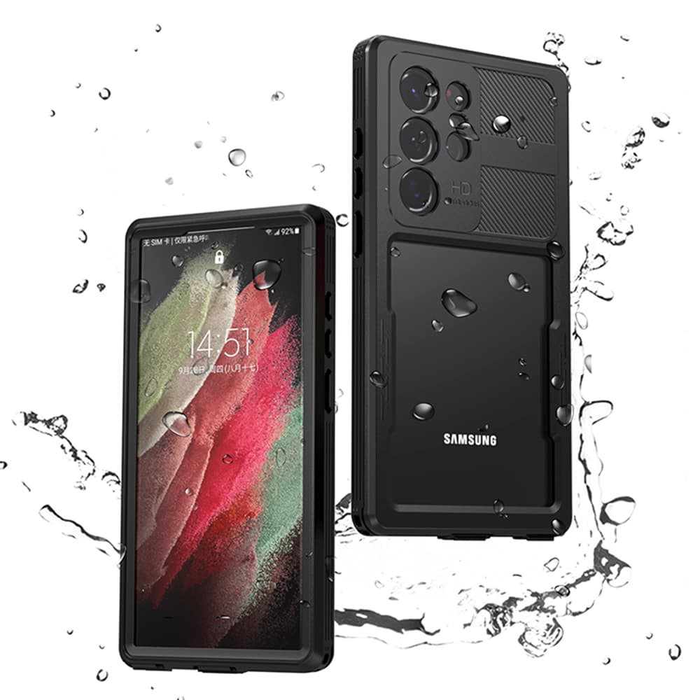 ShellBox Vodotěsné pouzdro IP68 Samsung Galaxy S23 Ultra Black - náhled 1