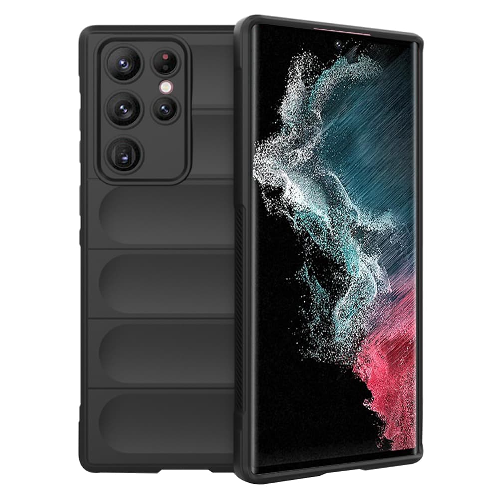 Techsuit Kouzelný Štít Samsung Galaxy S22 Ultra 5G Černý - náhled 1
