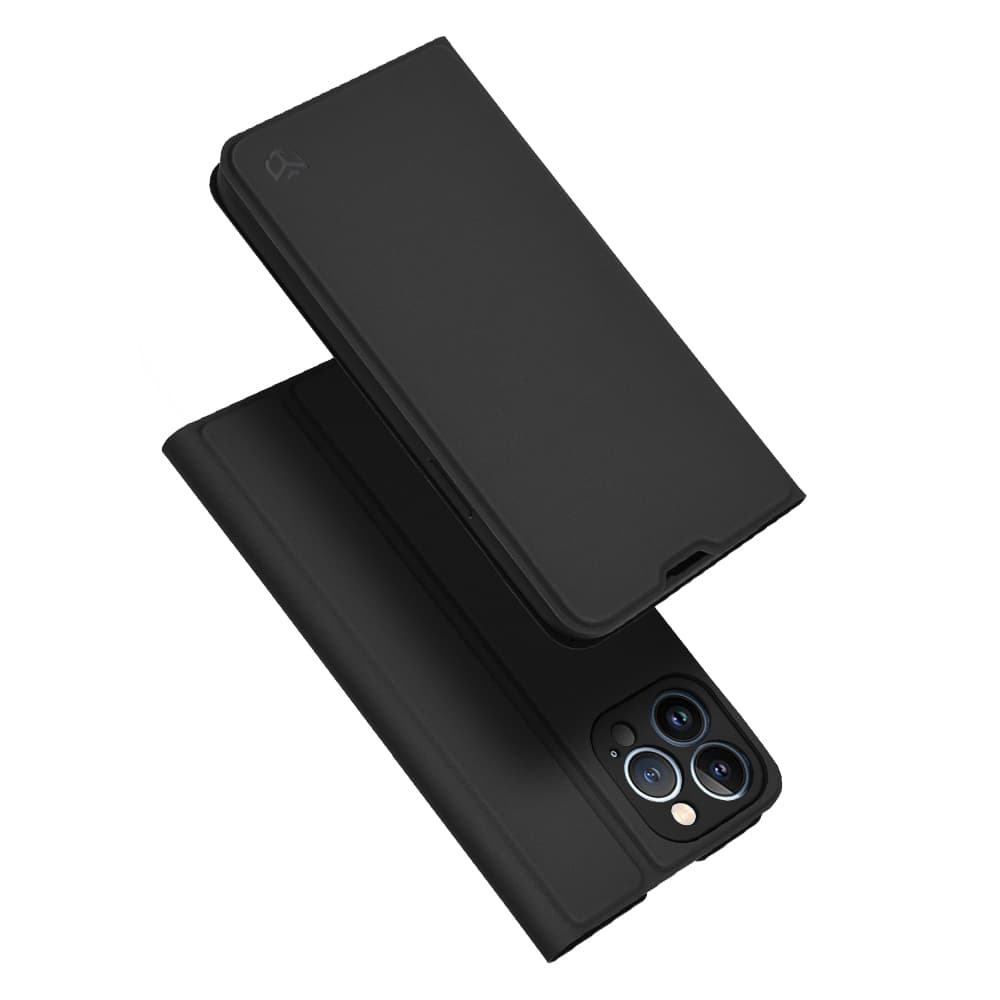 Techsuit Magskin Book iPhone 13 Pro Max Černá