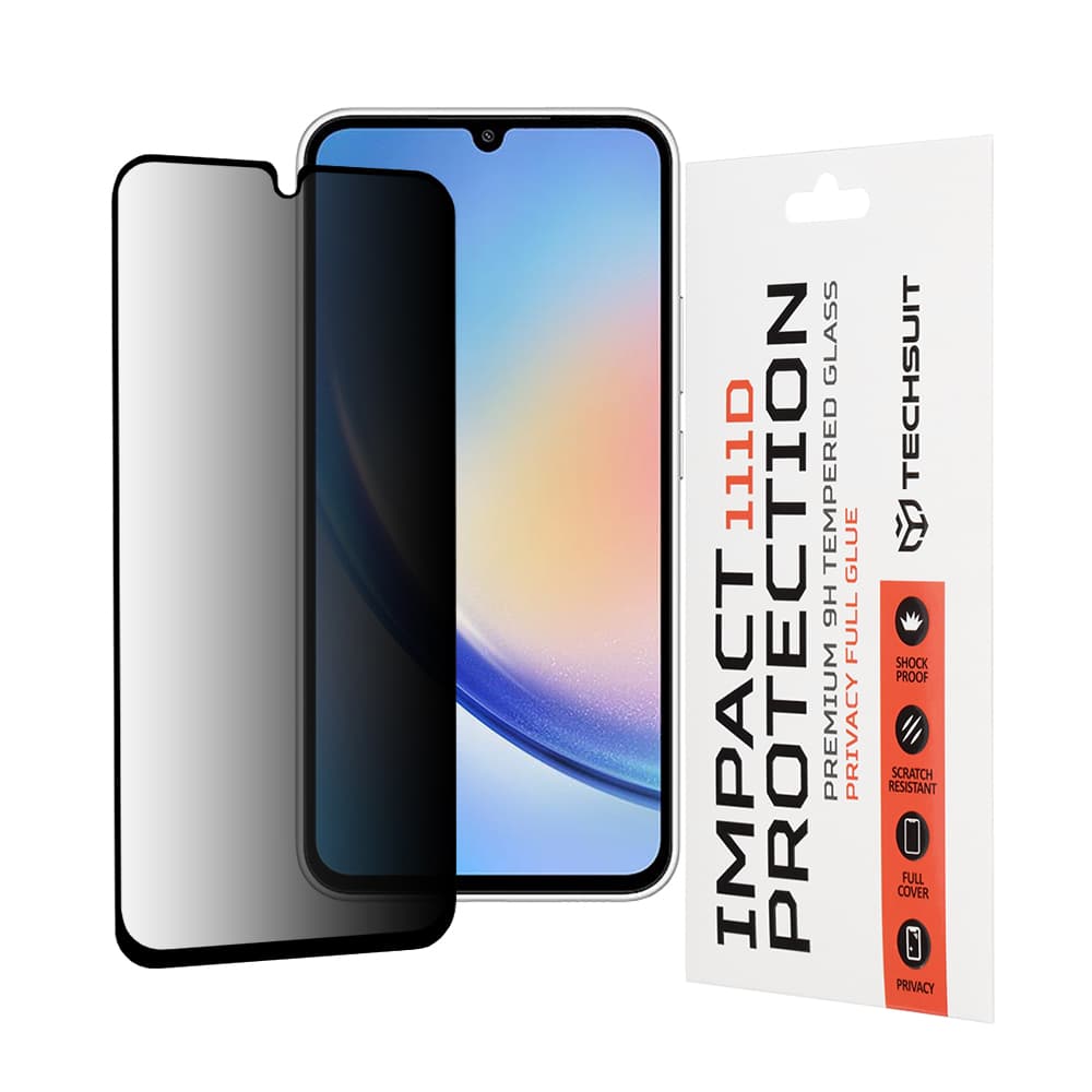 Techsuit Privátní Celoplošné Samsung Galaxy A34 5G Černá - náhled 1
