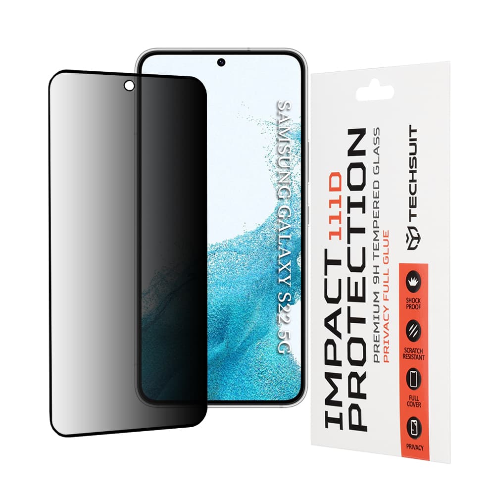 Techsuit 111D Privátní Samsung Galaxy S22 5G S23 Černá - náhled 1