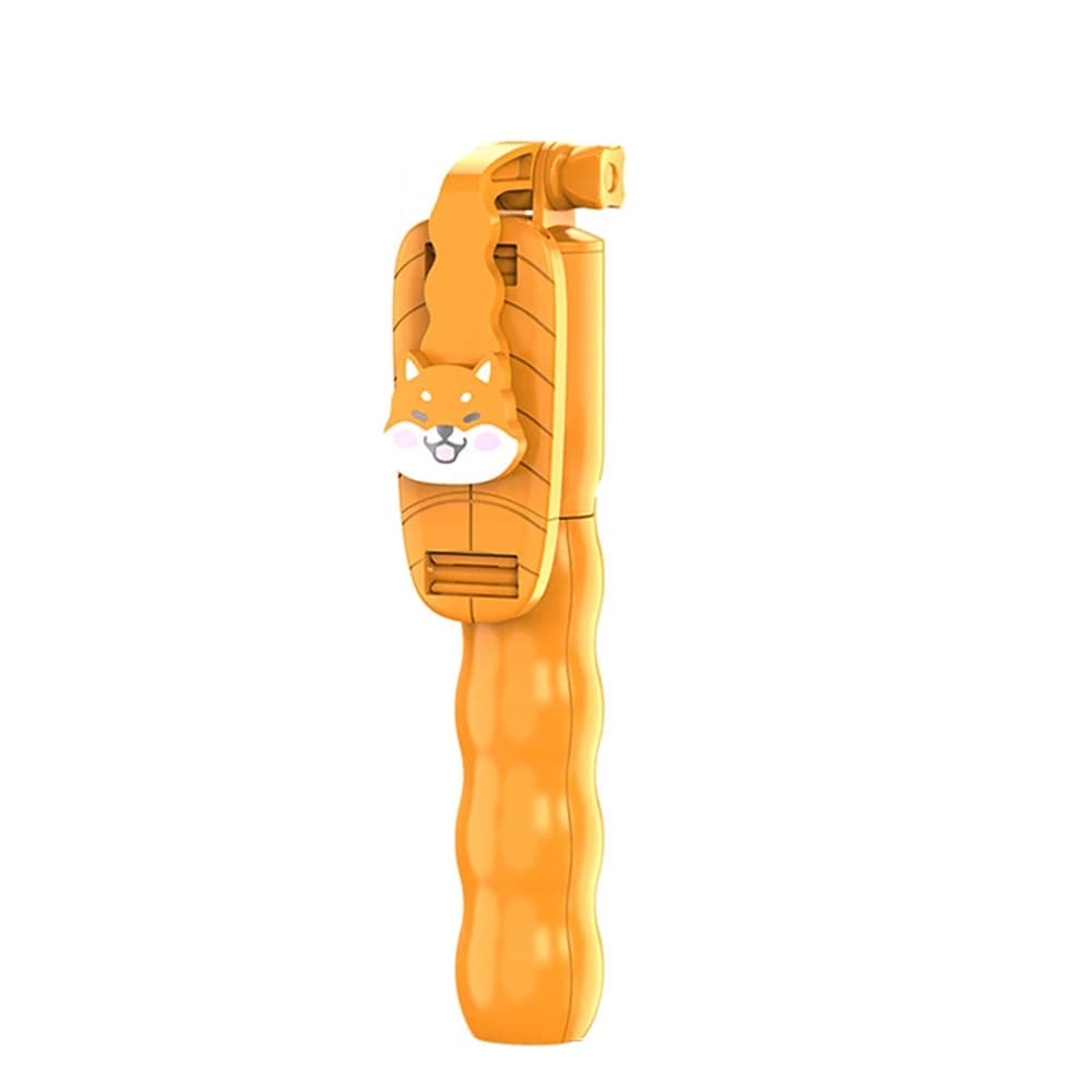 Techsuit Mini Selfie Tyč KT01 s Dálkovým Ovládáním 70cm Oranžová - náhled 1