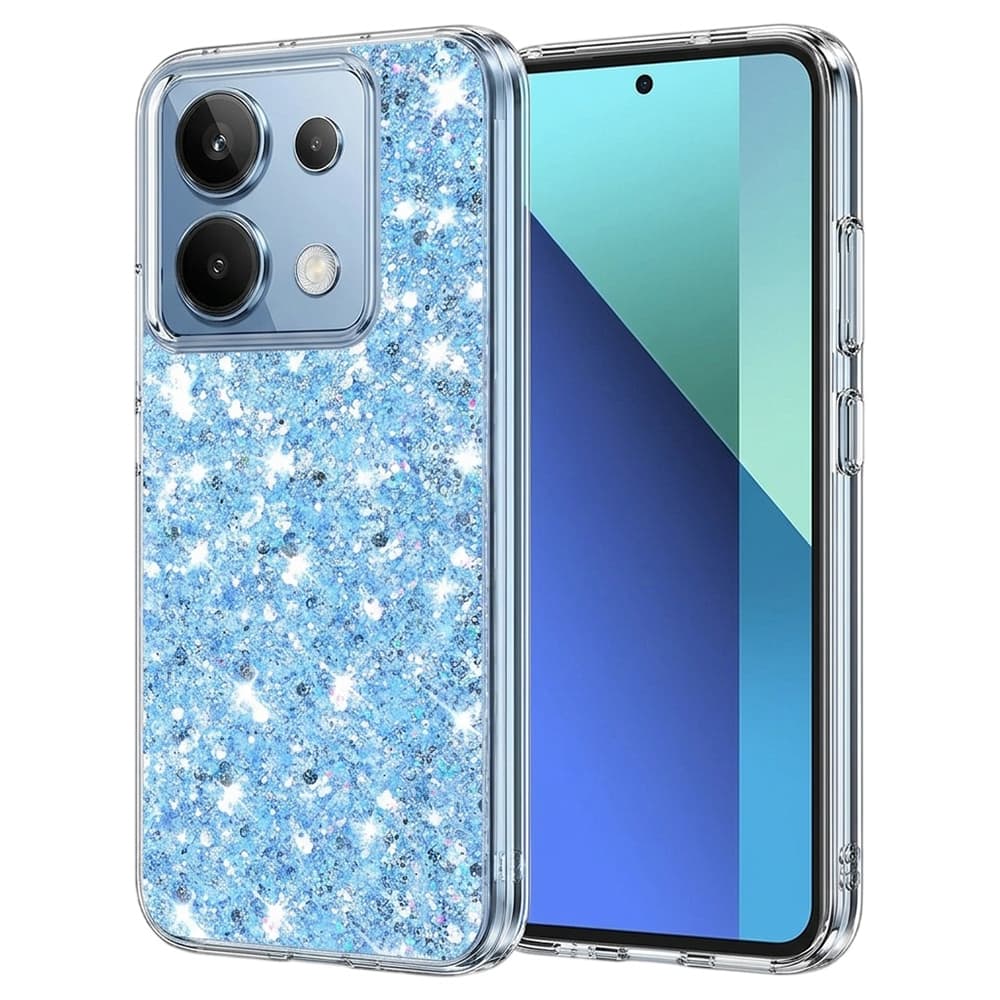 Techsuit Třpytivý Xiaomi Redmi Note 13 4G Modrý - náhled 1