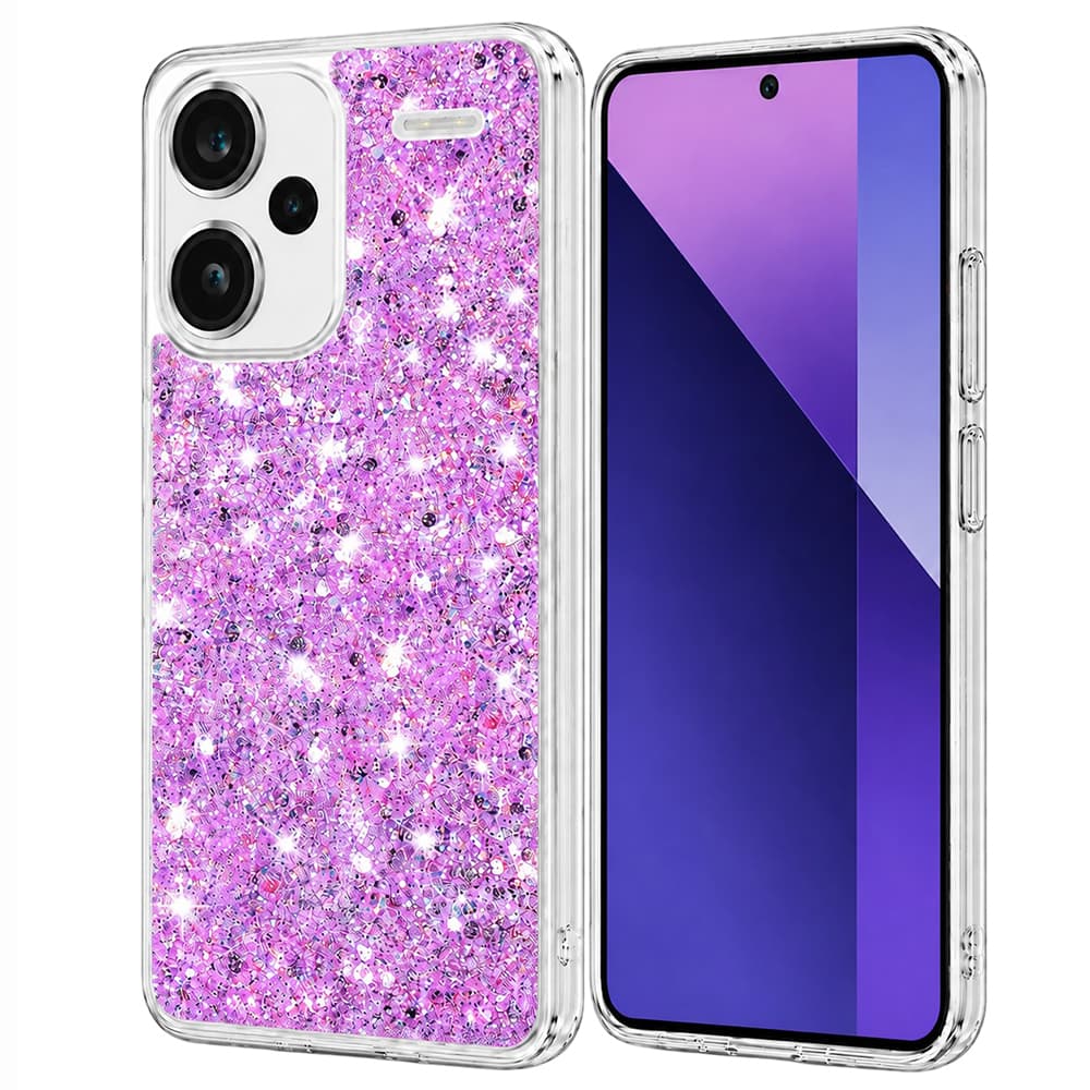 Techsuit Třpytivý Xiaomi Redmi Note 13 Pro+ 5G Purpurová - náhled 1