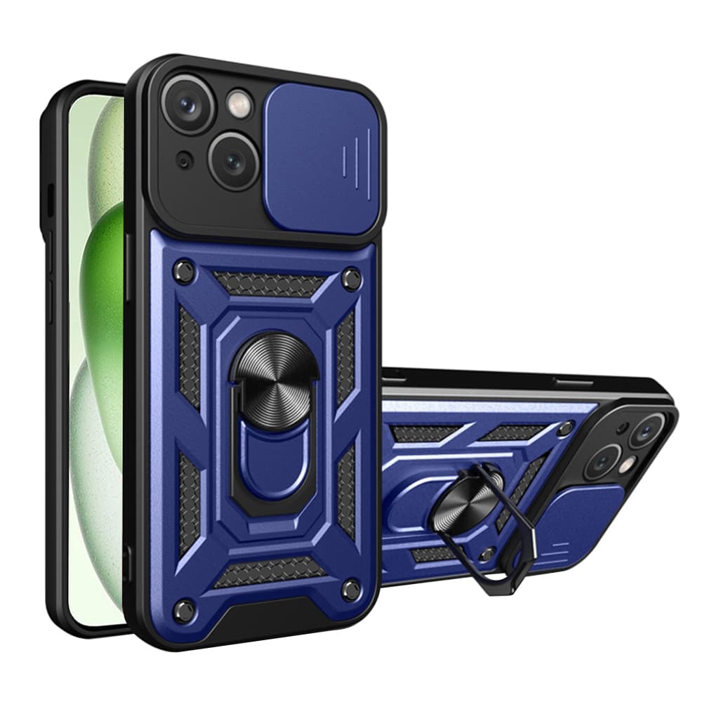 Techsuit řada CamShield iPhone 15 Plus modré - náhled 1
