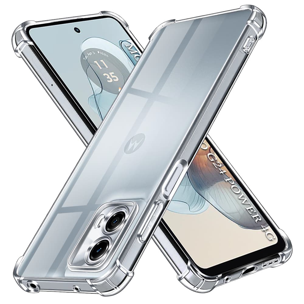 Techsuit Nárazuvzdorný silikon Motorola Moto G24 Power Clear - náhled 1