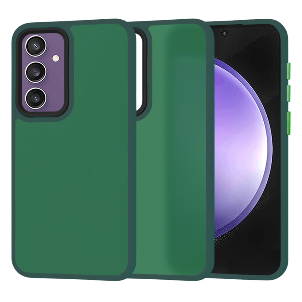 Techsuit HaloFrost Řada Samsung Galaxy S23 FE Půlnoční zelená - náhled 1