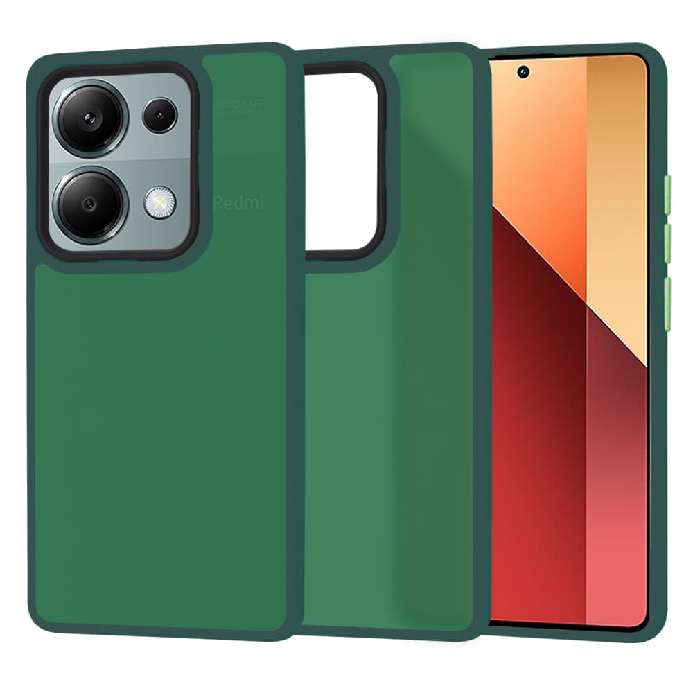 Techsuit HaloFrost Series Xiaomi Redmi Note 13 Pro 4G Poco M6 Pro 4G Půlnoční zelená - náhled 1