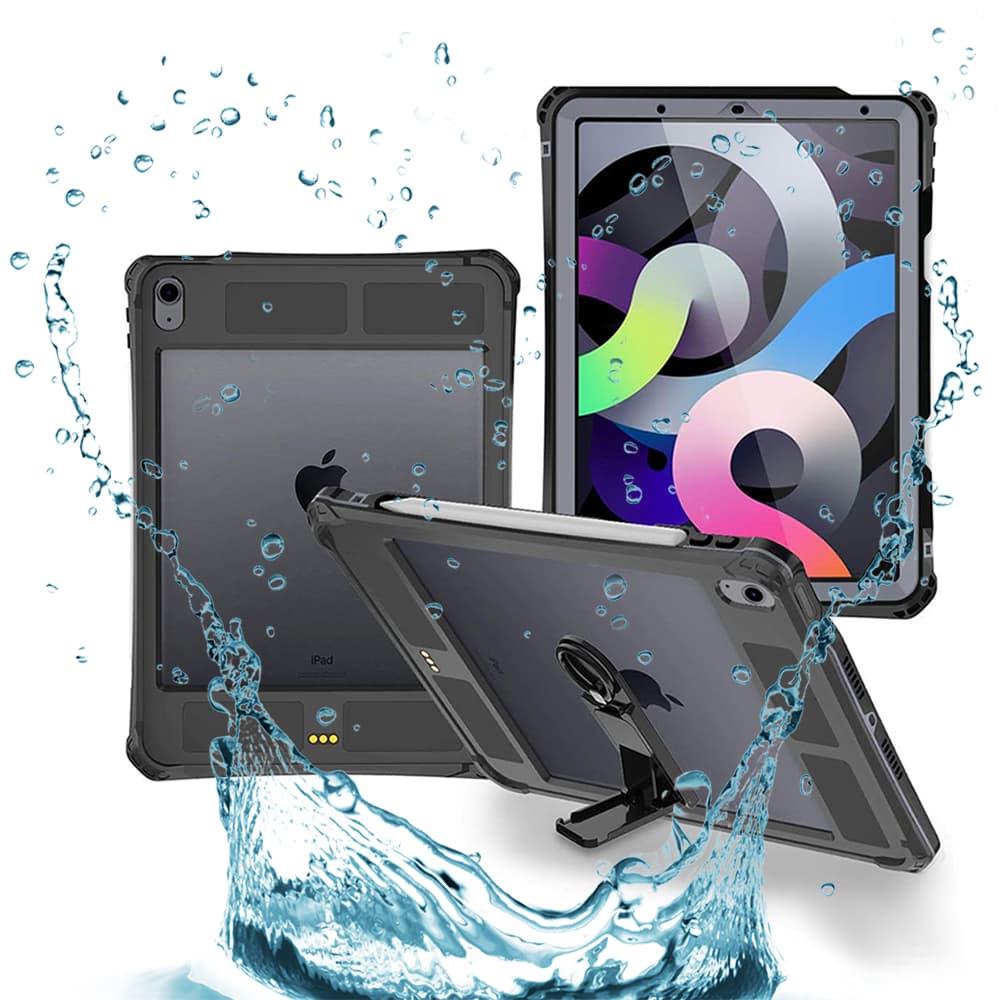ShellBox Waterproof IP68 iPad Air 4 2020 Air 5 2022 Black - náhled 1