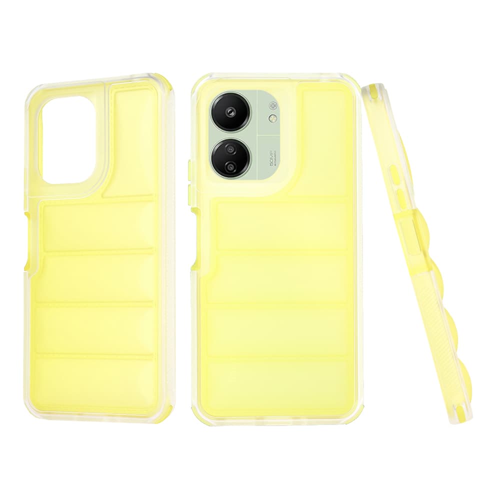 Techsuit Wave Shield Xiaomi Redmi 13C 4G 5G Poco C65 Yellow - náhled 1