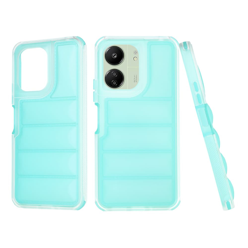 Techsuit Wave Shield Xiaomi Redmi 13C 4G 5G Poco C65 Tyrkysový - náhled 1