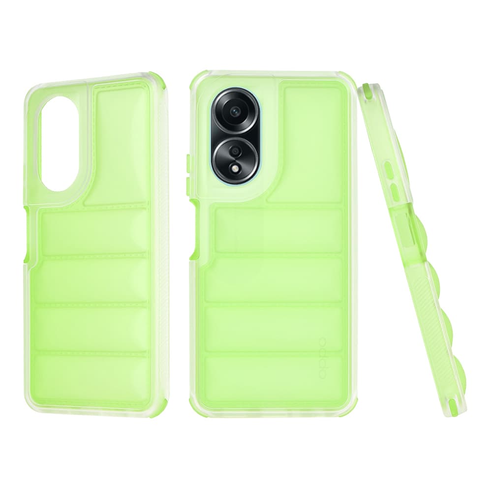 Techsuit Wave Shield Oppo A58 4G Zelená - náhled 1