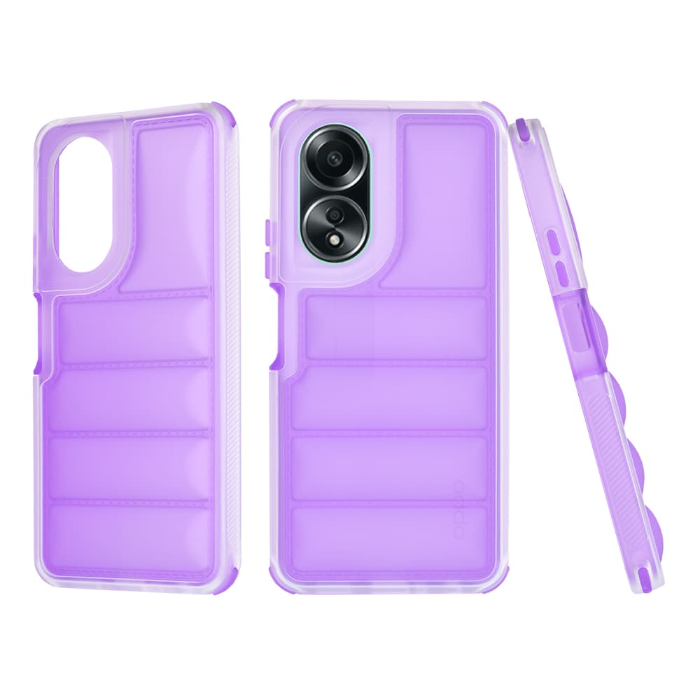 Techsuit Wave Shield Oppo A58 4G Violet - náhled 1