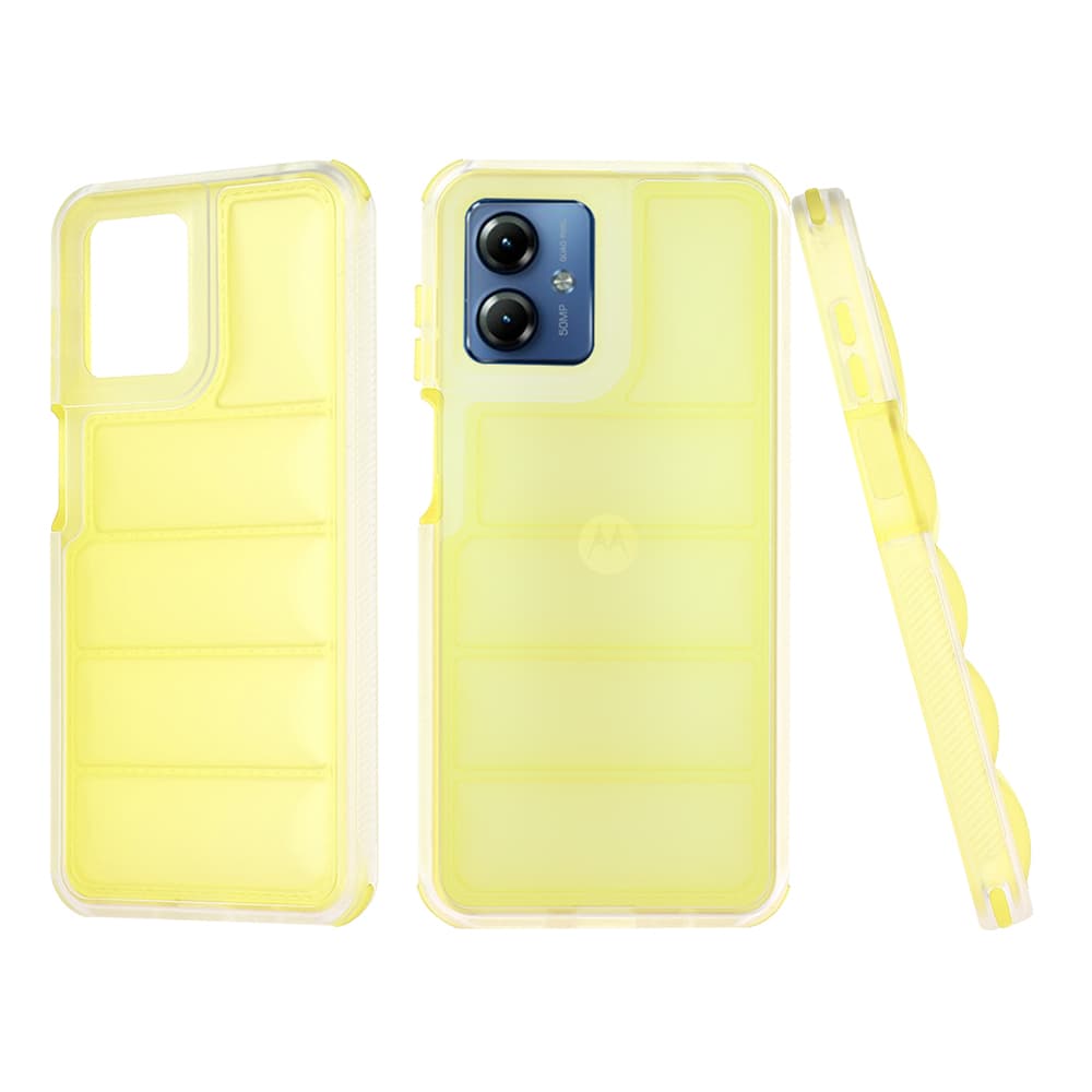 Techsuit Wave Shield Motorola Moto G14 Žlutý - náhled 1