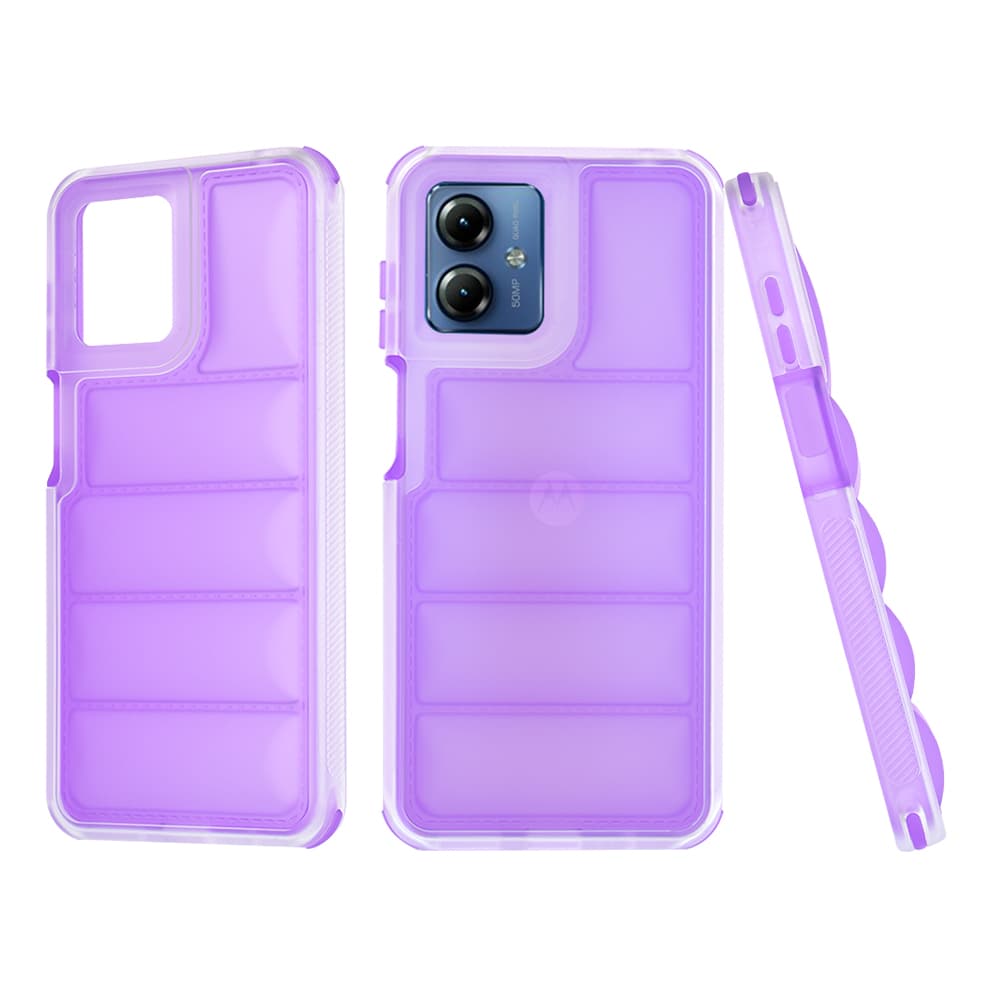 Techsuit Wave Shield Motorola Moto G14 Violet - náhled 1
