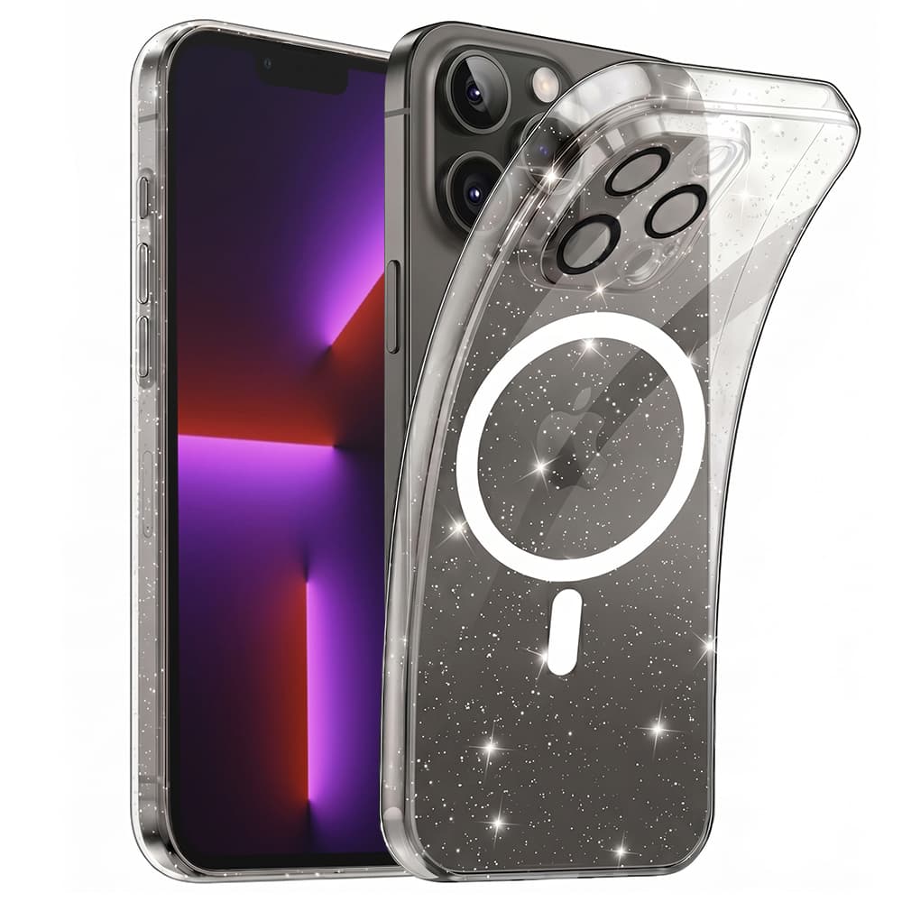 Techsuit SparkleSkin MagSafe Series iPhone 13 Pro Clear - náhled 1