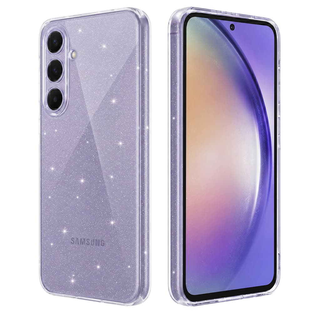 Techsuit SparkleSkin Series Samsung Galaxy A54 Clear - náhled 1