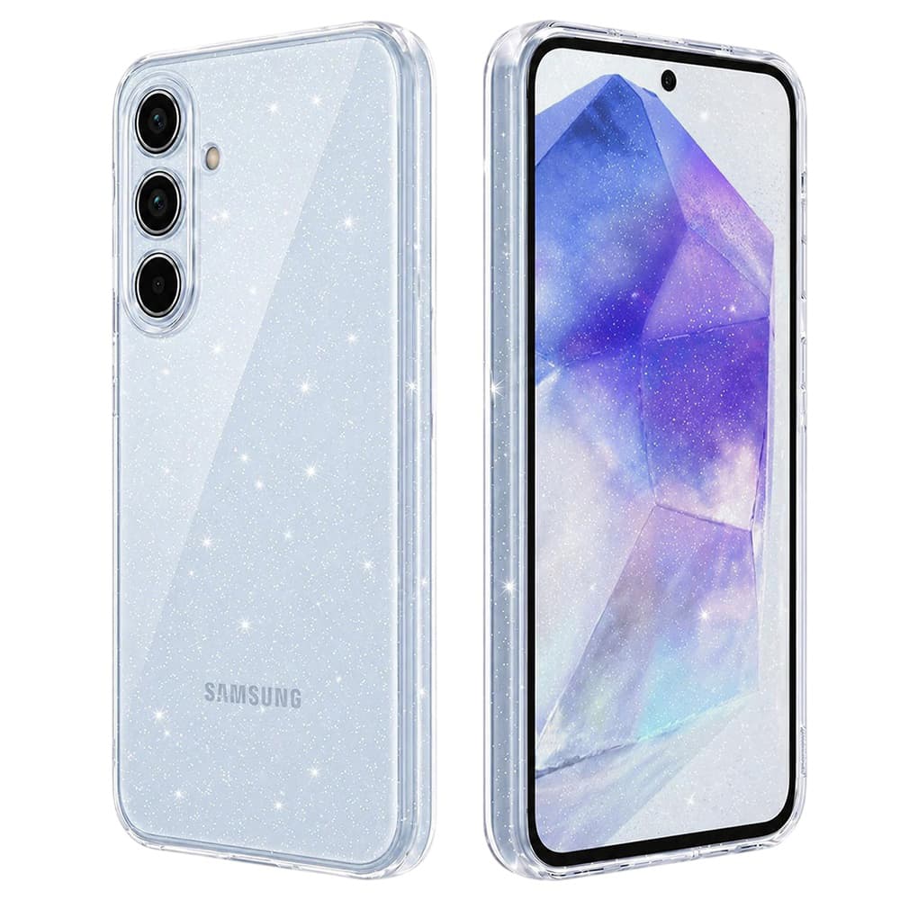 Techsuit SparkleSkin Series Samsung Galaxy A55 5G Clear - náhled 1
