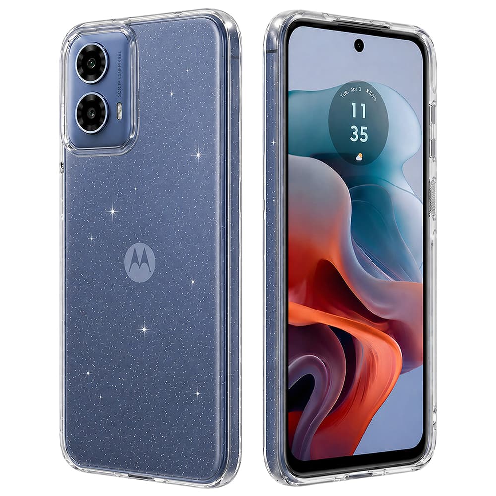 Techsuit SparkleSkin Series Motorola Moto G34 G45 Clear - náhled 1