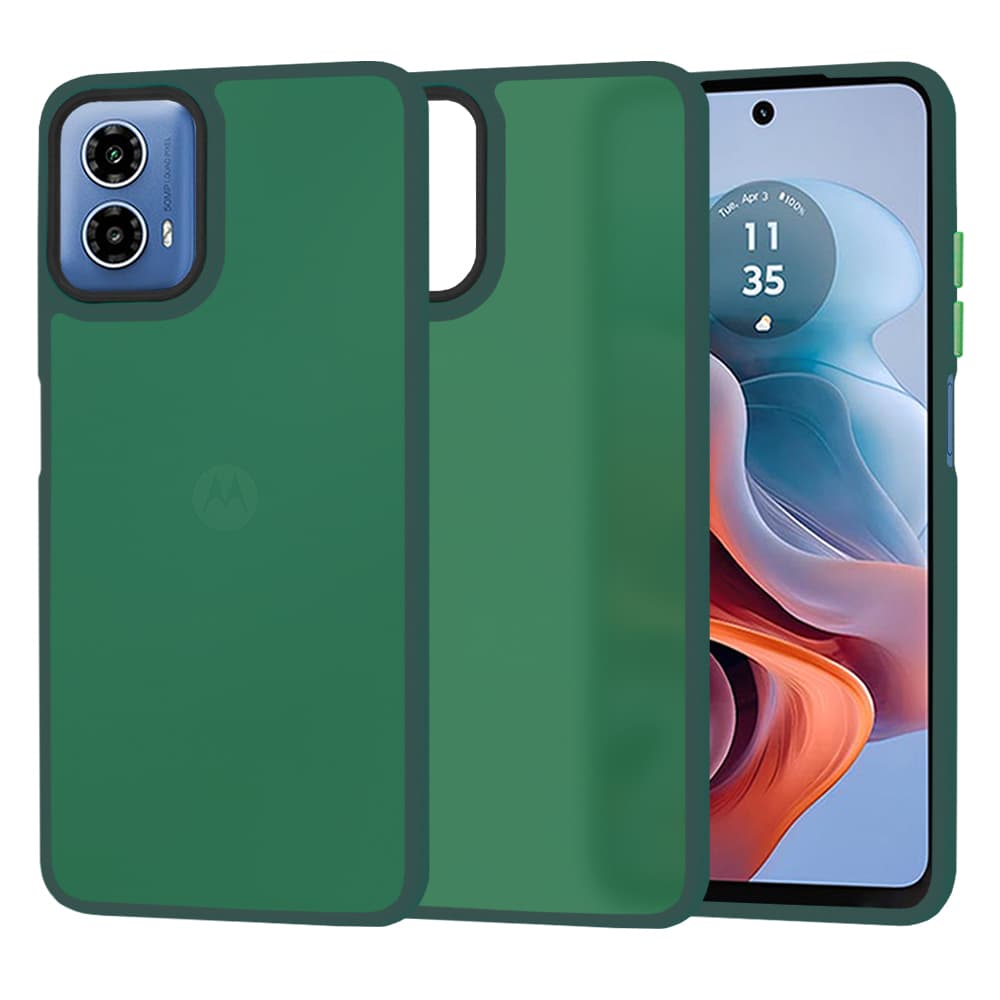 Techsuit HaloFrost Series Motorola Moto G34 G45 Midnight Green - náhled 1