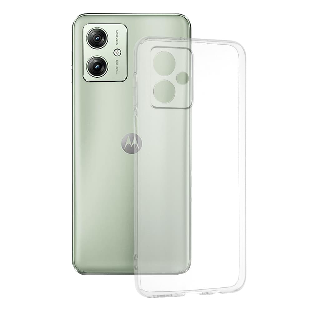 Techsuit Clear Silicone Motorola Moto G54 Power Edition G64 Transparent - náhled 1