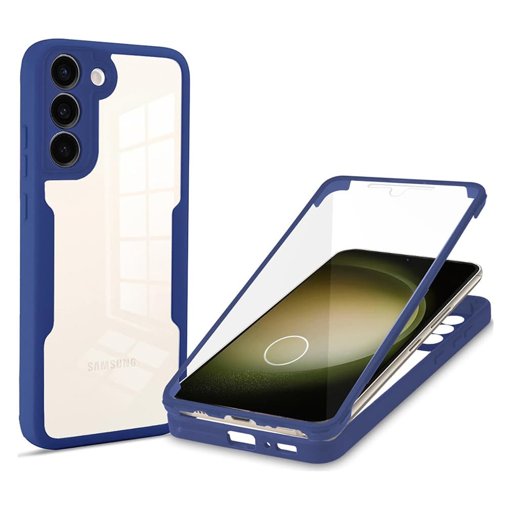 Techsuit ColorVerse 360 Series Screen Protector Samsung Galaxy S23 Plus Blue - náhled 1