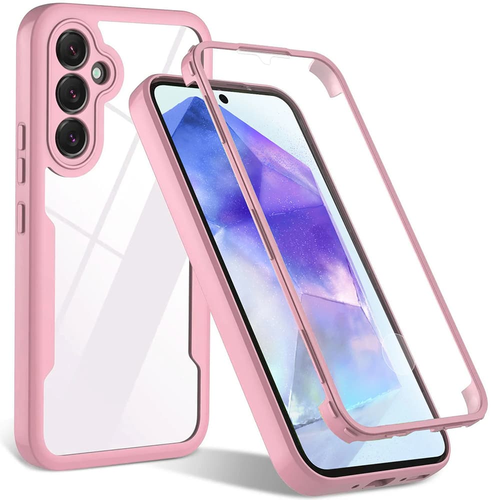 Techsuit ColorVerse 360 Series Screen Protector Samsung Galaxy A54 Pink - náhled 1