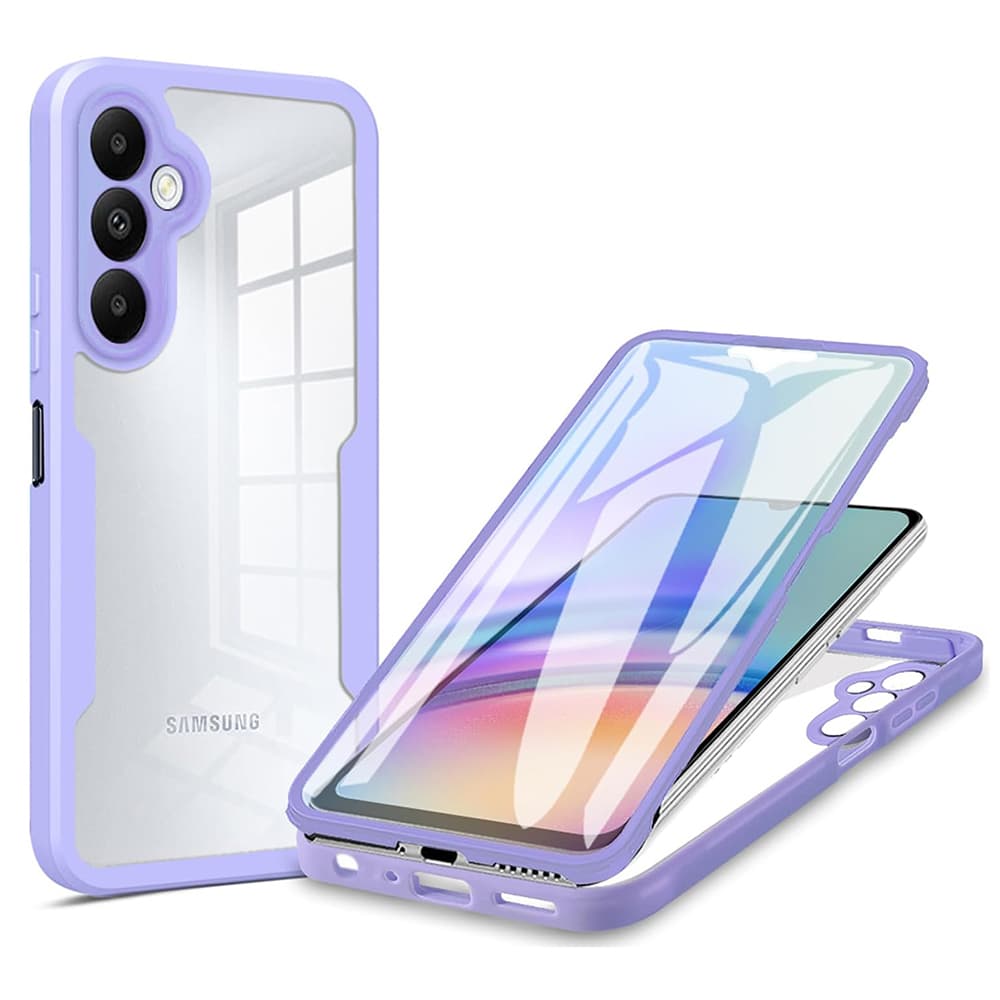 Techsuit ColorVerse 360 Series Screen Protector Samsung Galaxy A05s Purple - náhled 1