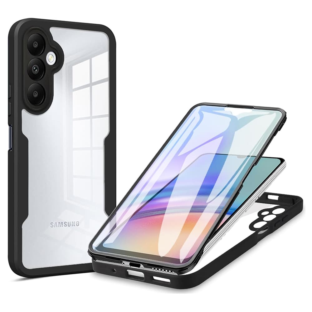 Techsuit ColorVerse 360 Series Screen Protector Samsung Galaxy A25 5G Black - náhled 1