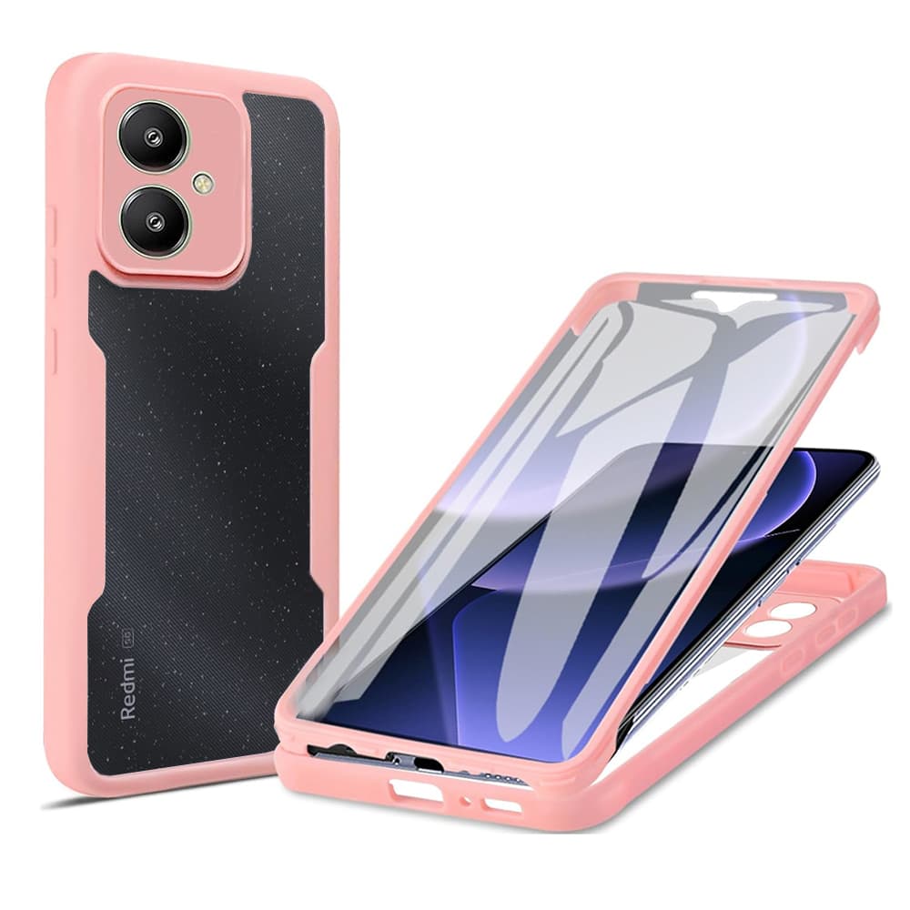 Techsuit ColorVerse 360 Series Screen Protector Xiaomi Redmi 13C 5G Pink - náhled 1
