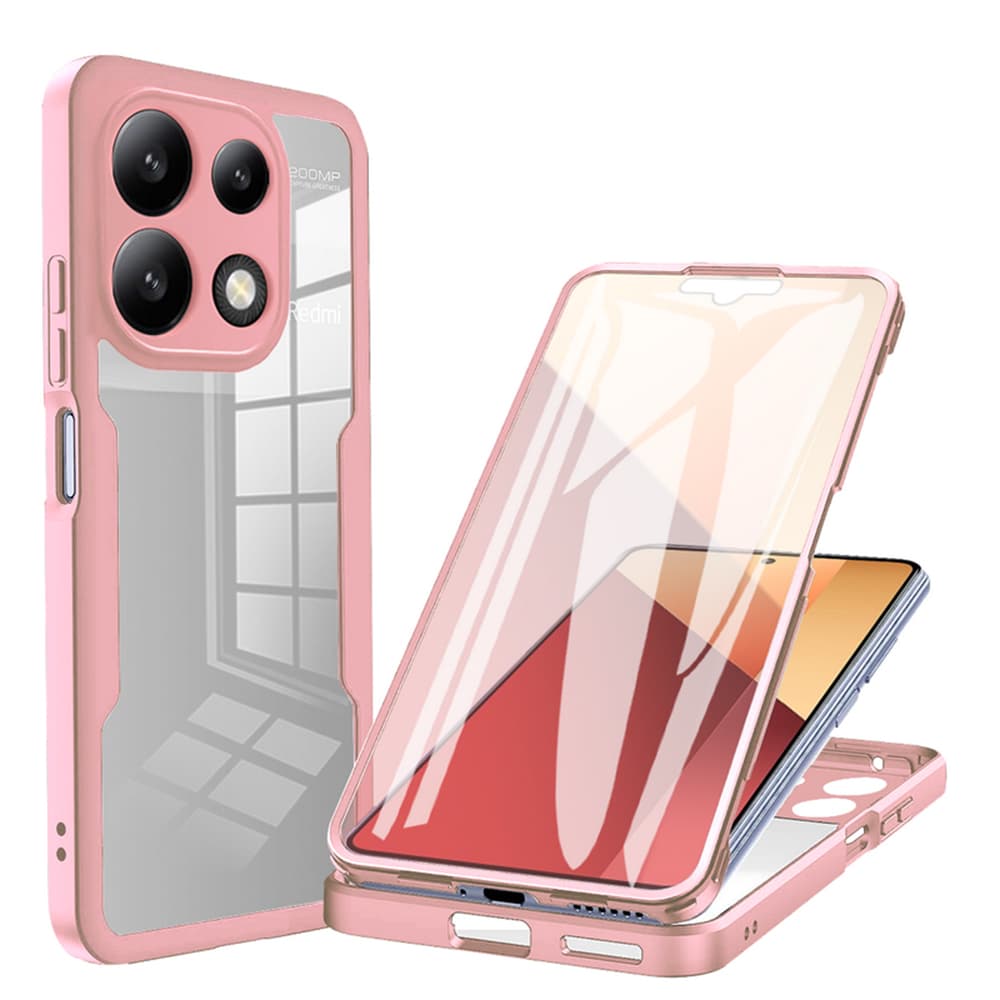 Techsuit ColorVerse 360 Series Screen Protector Xiaomi Redmi Note 13 Pro Poco M6 Pro Pink - náhled 1