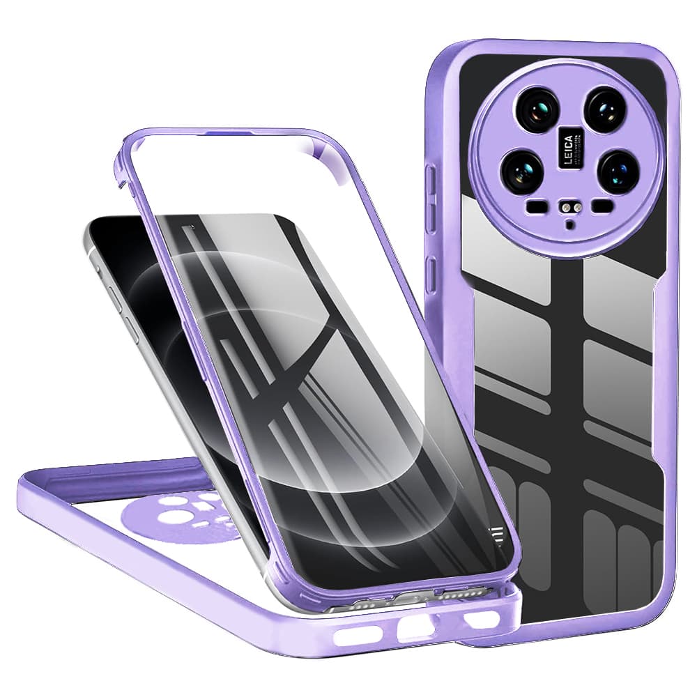 Techsuit ColorVerse 360 Series Screen Protector Xiaomi 14 Ultra Purple - náhled 1