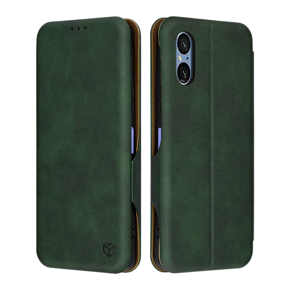 Techsuit Safe Wallet Plus pro Sony Xperia 5 VI zelená