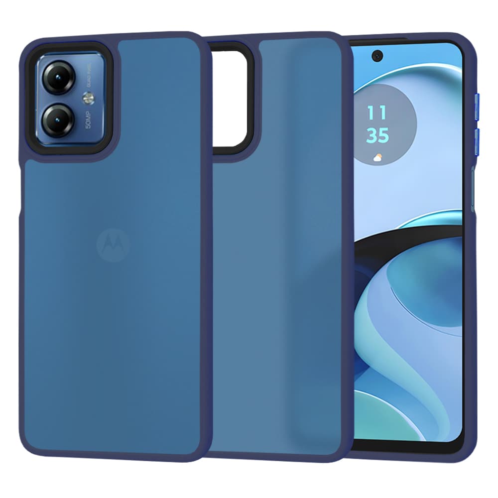 Techsuit HaloFrost Series Motorola Moto G14 Deep Blue - náhled 1