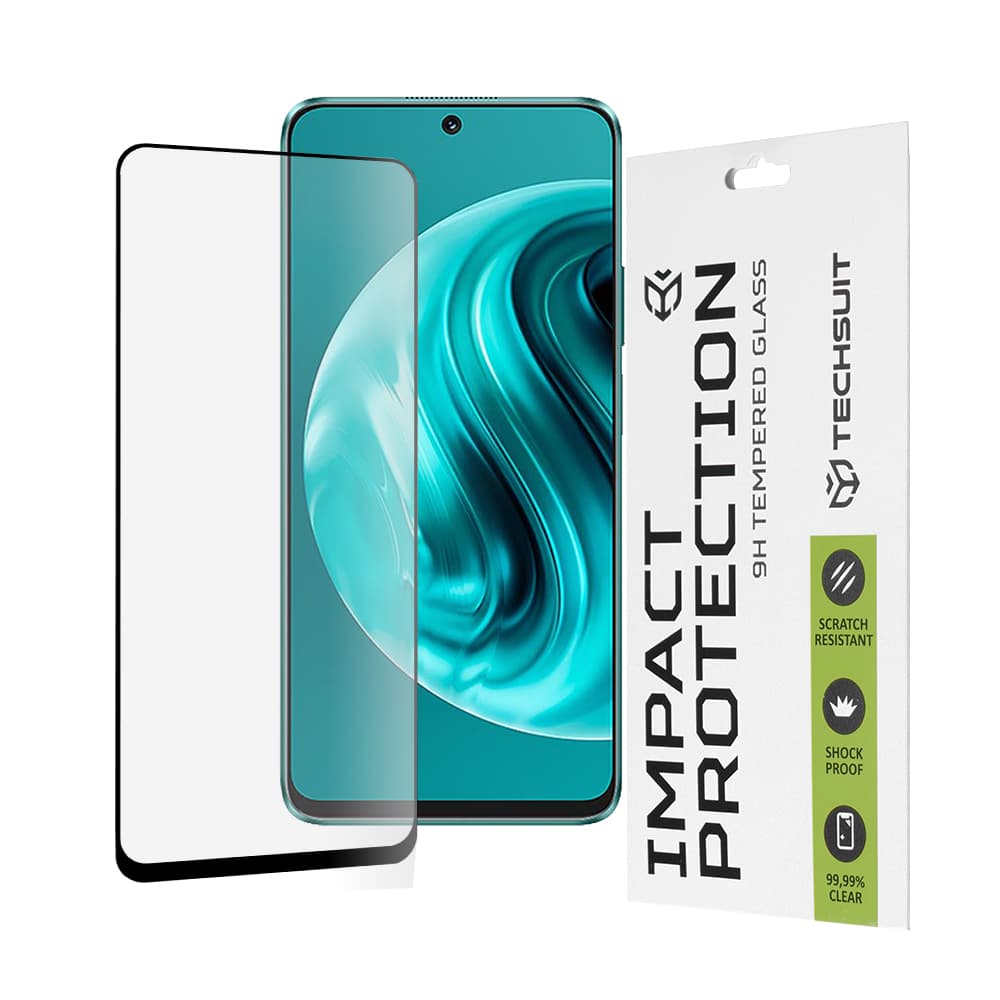 Techsuit 111D Full Cover Full Glue Glass Huawei nova 12i 13i Black - náhled 1