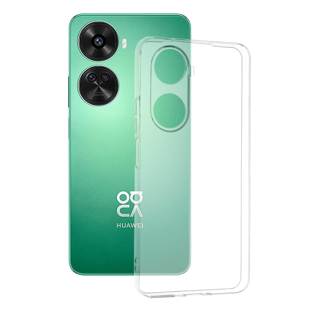 Techsuit Clear Silicone obal pro Huawei nova 11 SE 12 SE Transparent - náhled 1