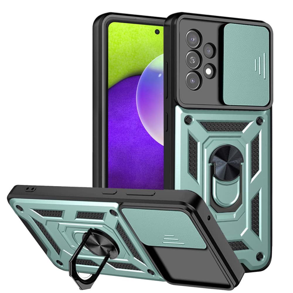 Techsuit CamShield Samsung Galaxy A52 zelený - náhled 1
