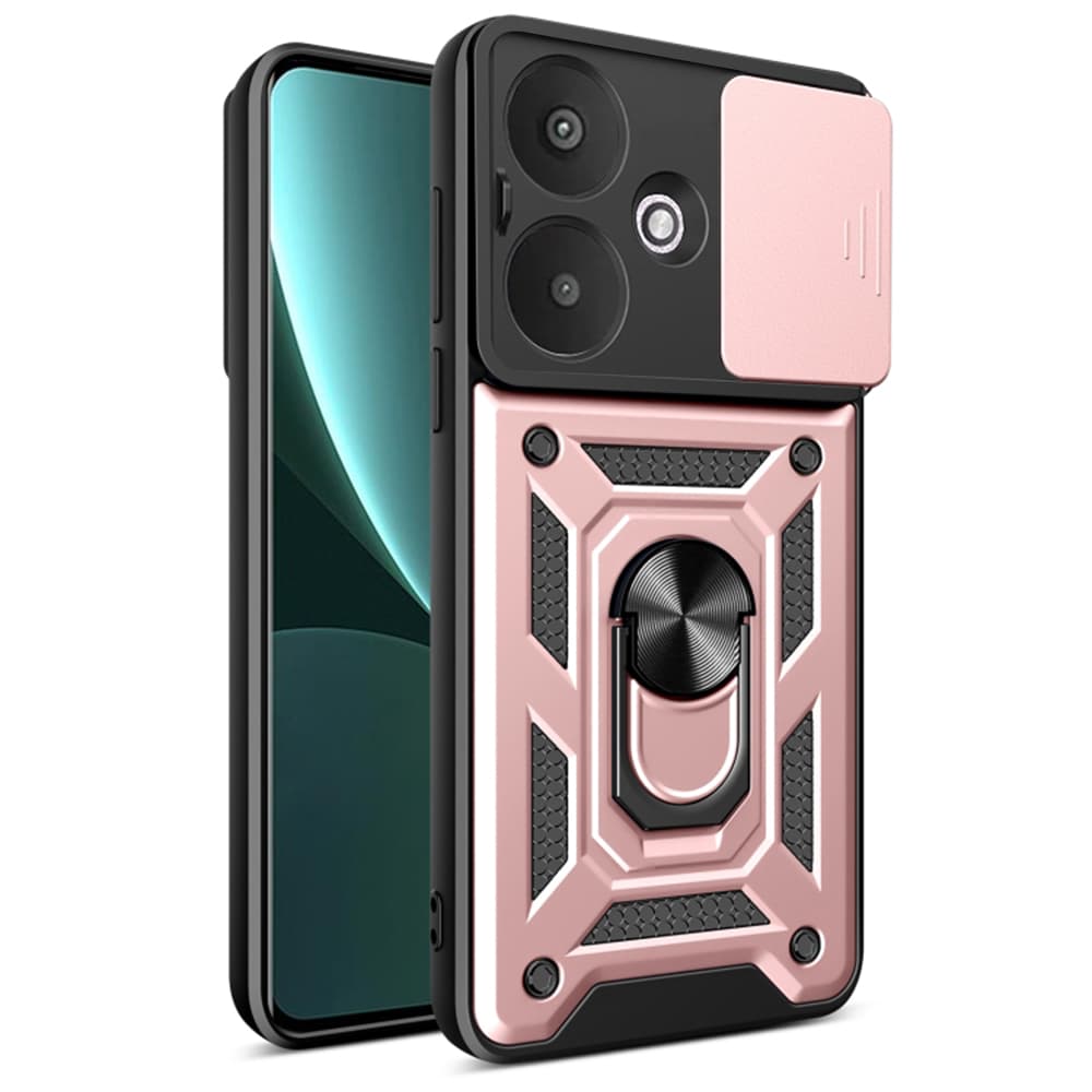 Techsuit CamShield Series Xiaomi Redmi 13C 5G Rose Gold - náhled 1