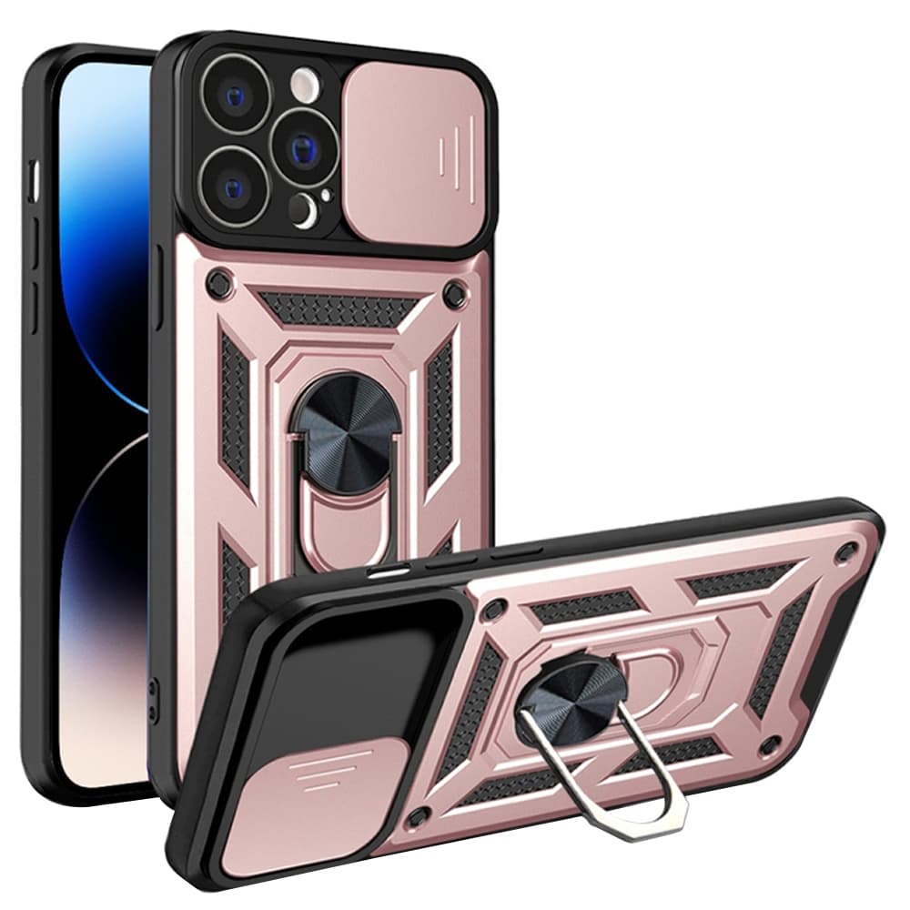 Techsuit CamShield Series iPhone 14 Pro Rose Gold - náhled 1