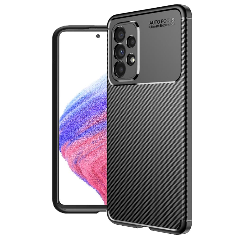 Techsuit CarbonFiber Samsung Galaxy A53 5G Black - náhled 1